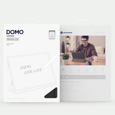 DUX DUCIS Domo iPad Air 13 (2024) fodral Tri-Fold - Svart