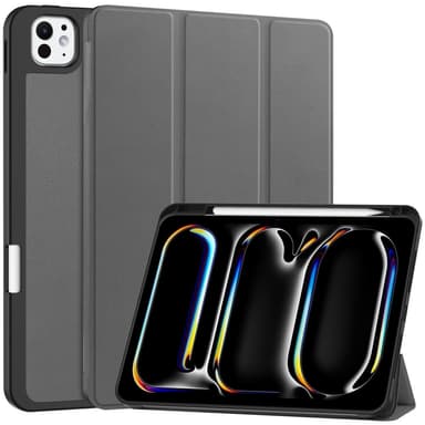Till iPad Pro 11 (2024) Slim fit tri-fold fodral Pennfack - Grå