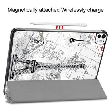 Till iPad Pro 11 (2024) Slim fit tri-fold fodral - Tower