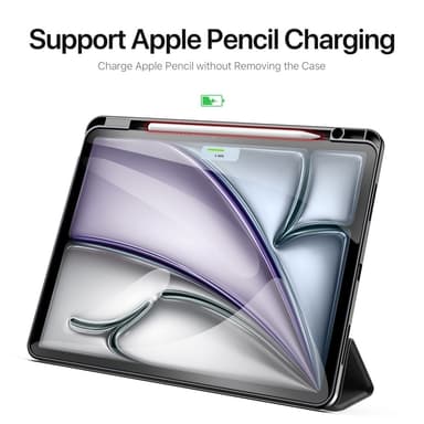 DUX DUCIS Domo iPad Air 13 (2024) fodral Tri-Fold - Svart