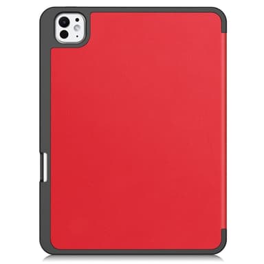 Till iPad Pro 11 (2024) Slim fit tri-fold fodral Pennfack - Röd