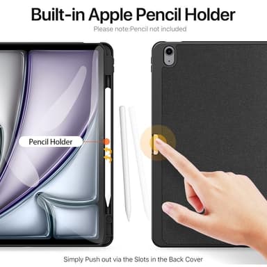 DUX DUCIS Domo iPad Air 13 (2024) fodral Tri-Fold - Svart