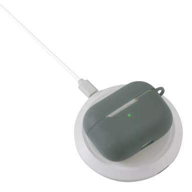Silikonskal med krok till Airpods Pro, Grå