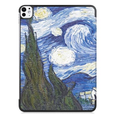 Till iPad Pro 11 (2024) Slim fit tri-fold fodral - Painting