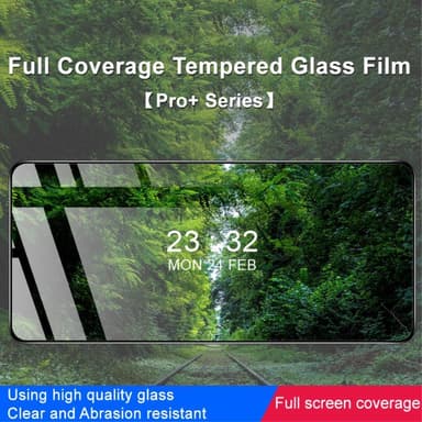 Xiaomi Redmi 12 Pro IMAK Pro+ Heltäckande Härdat Glas Svart