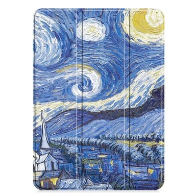 Till iPad Pro 11 (2024) Slim fit tri-fold fodral - Painting