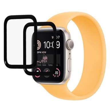 Apple Watch SE + SE 2022 40mm + Series 5 / 6 40mm Heltäckande Skärmskydd 2-pack
