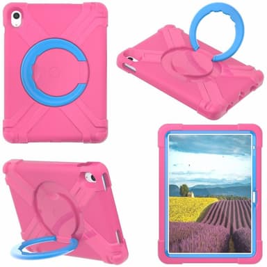 Heavy Duty Armor skal till iPad 10.9 2022 Gen 10 - Rosa