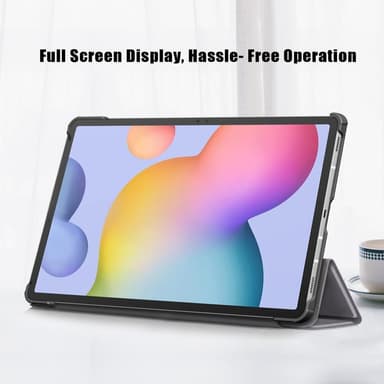 Slim Fit Cover Fodral Till Samsung Galaxy Tab S7 FE / Tab S7 Plus / Tab S8+ - Grå