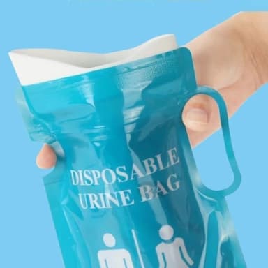 4 st 750ml bil kissnödig nöd urinpåse Engångs Camping Stockning