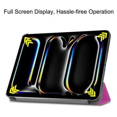 Till iPad Pro 11 (2024) Slim fit tri-fold fodral - Lila