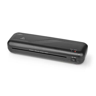 Nedis Laminator | Varm | A4 | 230 mm/min | Automatisk avstängning | Strömadapter | Svart