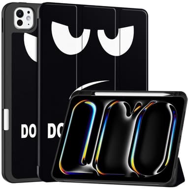 Till iPad Pro 11 (2024) Slim fit tri-fold fodral Pennfack - Don't Touch