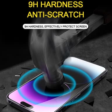 För iPhone 15 Anti-spion Privacy Skärmskydd i härdat glas