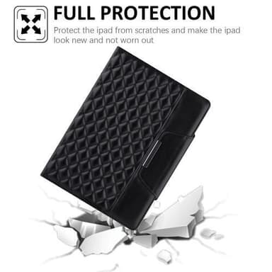 För iPad 10.9 2022 Gen 10 Vikbart fodral - Svart