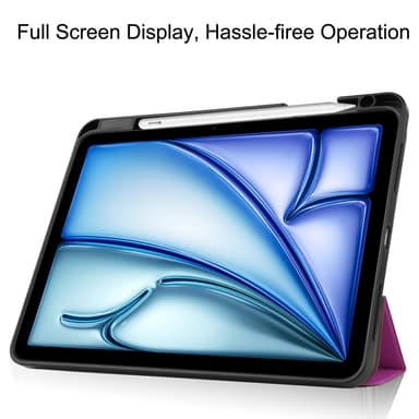 Till iPad Air 11 (2024) Slim fit tri-fold fodral Pennfack - Lila