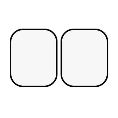 Apple Watch Ultra 49mm Heltäckande härdat glas 2-pack