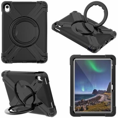 Heavy Duty Armor skal till iPad 10.9 2022 Gen 10 - Svart