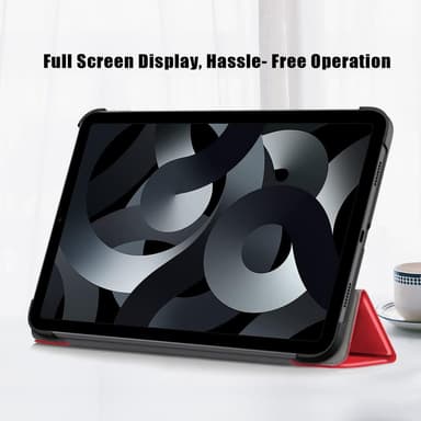 Apple iPad 10.9 2022 Slim fit tri-fold fodral - Röd