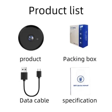 X16 Batterifritt Mini Kamera Trådlöst WiFi Kamera