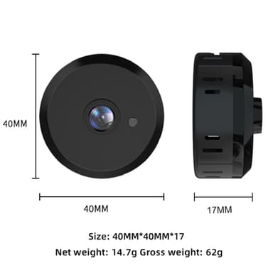X16 Batterifritt Mini Kamera Trådlöst WiFi Kamera
