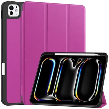 Till iPad Pro 11 (2024) Slim fit tri-fold fodral Pennfack - Lila