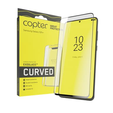 Copter Exoglass Samsung Galaxy S24+ Curved Frame Svart