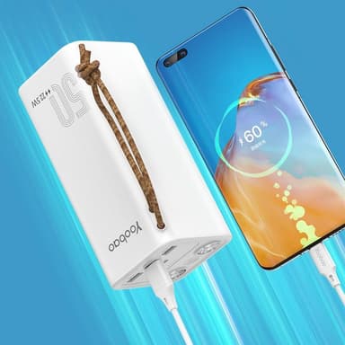 YOOBAO Powerbank 50000mAh SCP22.5W+PD20W SuperSnabb