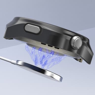 För Huawei Watch 4 Pro Watch Case skyddande skal - Svart+Röd
