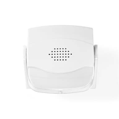 Nedis Rörelsedetektor Larm | Batteridriven | 3x AAA/LR03 | 80 dB | Detektorområde: 1.10 m | Detektorvinkel: 10 ° | Tak / Vägg | Vit