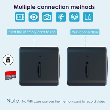 AS02 Mini Spy Camera Wireless Wifi IP Home Security Cam HD 1080P