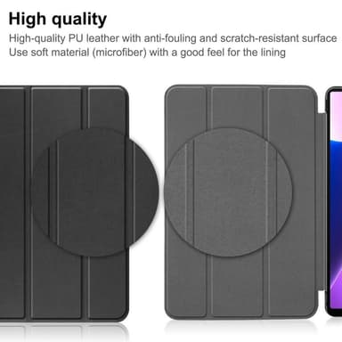 Tri-fold Fodral till Lenovo Tab M10 Plus Gen 3 - Svart