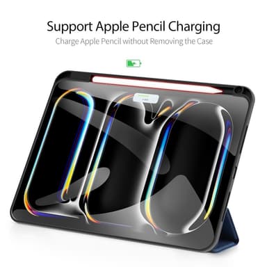 DUX DUCIS Domo iPad Pro 11 (2024) fodral Tri-Fold - Blå