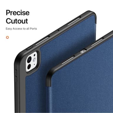 DUX DUCIS Domo iPad Pro 11 (2024) fodral Tri-Fold - Blå