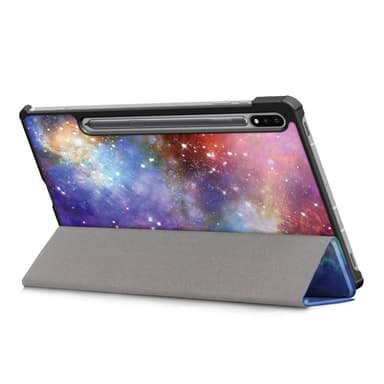 Slim Fit Cover Fodral Till Samsung Galaxy Tab S7 FE / Tab S7 Plus / Tab S8+ - Space