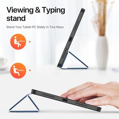 DUX DUCIS Domo iPad Pro 11 (2024) fodral Tri-Fold - Blå