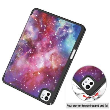 Till iPad Pro 11 (2024) Slim fit tri-fold fodral Pennfack - Galaxy