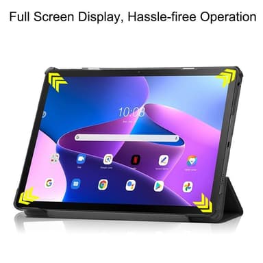 Tri-fold Fodral till Lenovo Tab M10 Plus Gen 3 - Svart
