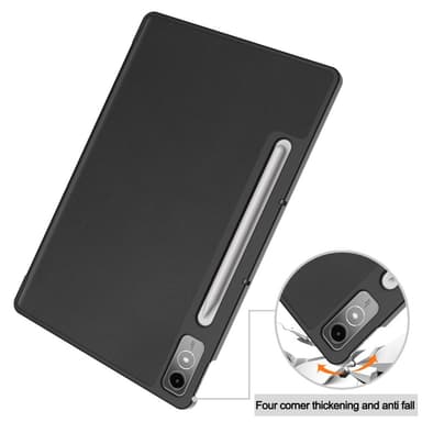 Tri-fold Fodral till Lenovo Tab P12 - Svart