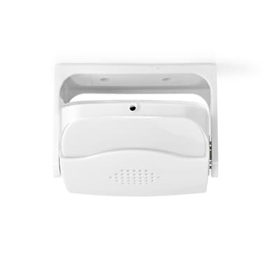 Nedis Rörelsedetektor Larm | Batteridriven | 3x AAA/LR03 | 80 dB | Detektorområde: 1.10 m | Detektorvinkel: 10 ° | Tak / Vägg | Vit