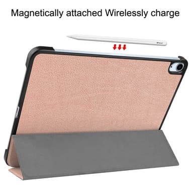 Till iPad Air 11 (2024) Slim fit tri-fold fodral - RoseGold