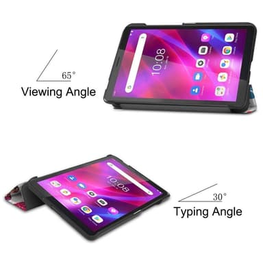 Tri-fold Fodral till Lenovo Tab M7 (3rd Gen) - Butterflies