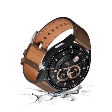 Huawei Watch GT 3 46mm Svart Ram med härdat glas