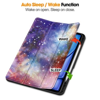 Till iPad Air 13 (2024) Slim fit tri-fold fodral Pennfack - Galaxy