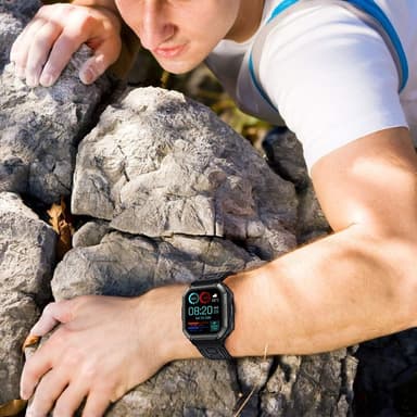 Armband För Garmin Fenix ​​7 / 7 Pro / 6 / 5 22 mm silikon - Militär Gul