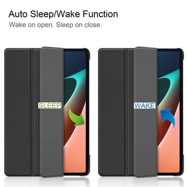 Slim Fit Cover Till Xiaomi Pad 5 med Sleep / Wake Up - Svart
