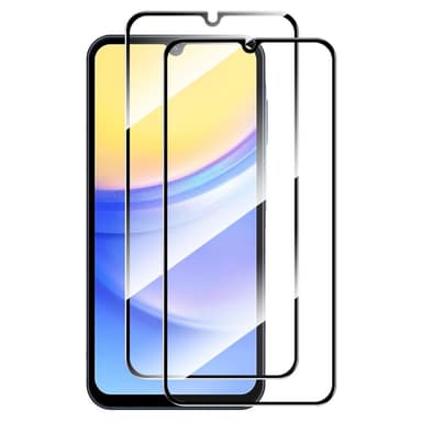 ENKAY 2st Härdat Glas Skärmskydd för Samsung Galaxy A15
