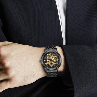 Herr Armbandsklocka Armbandsur Klocka WLISTH S518 Quartz Svart