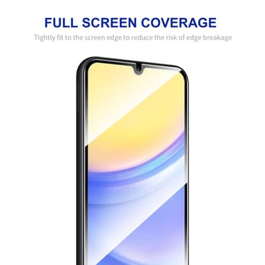 ENKAY 2st Härdat Glas Skärmskydd för Samsung Galaxy A15