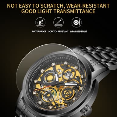 Herr Armbandsklocka Armbandsur Klocka WLISTH S518 Quartz Svart